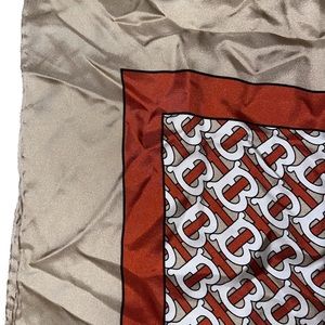 Burberry B motif silk scarf